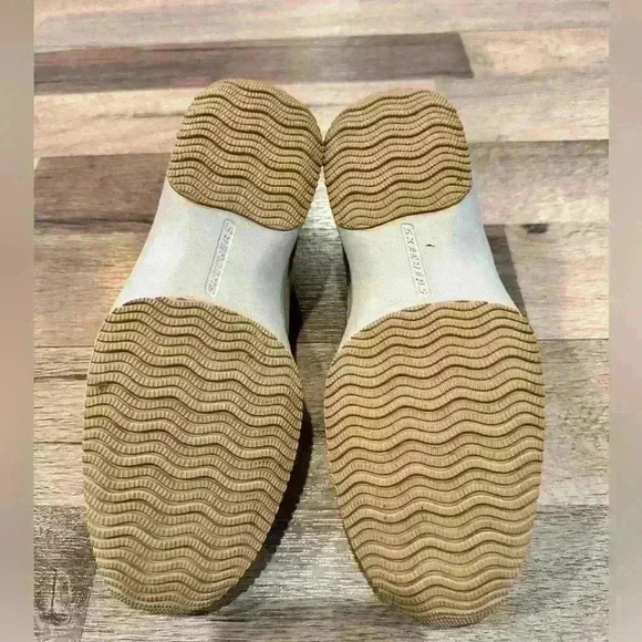 Skechers Gold & Tan Wedge Fit Shoes Sz. 7.5 - Picture 6 of 6